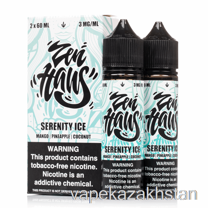 Vape Disposable Serenity ICE - Zen Haus - 120mL 6mg